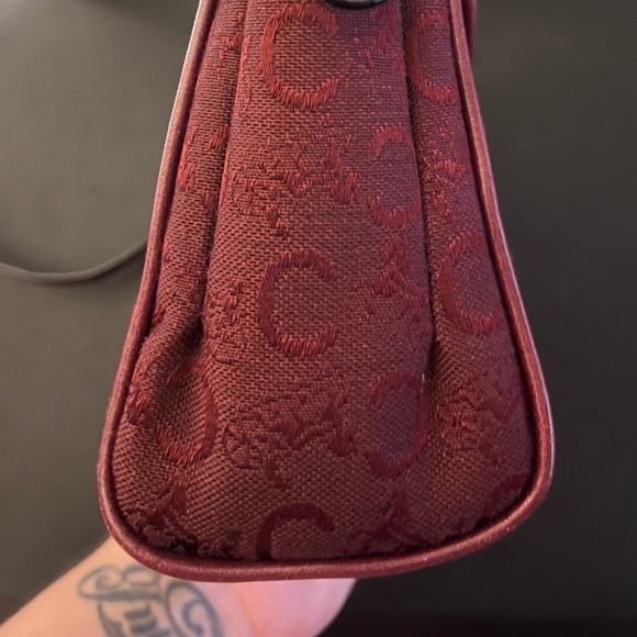 Gorgeous Burgundy Red Celine Crossbody - Picture 9 of 16